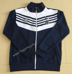 Retro Version 1978 Tottenham Hotspur Black&Blue Thailand Jacket-9171