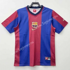 Retro Version 98-99 Barcelona Home Red&Blue Thailand Soccer Jersey AAA-811