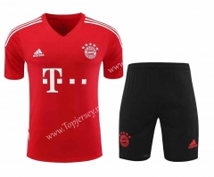2023-2024 Bayern München Red Thailand Training Soccer Uniform-418
