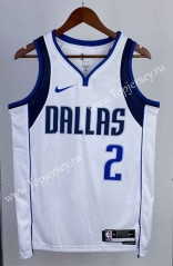 2023 Dallas Mavericks White #2 NBA Jersey-311
