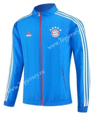 2023-2024 Bayern München Sky Blue Thailand Trench Coats-0255
