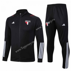 2023-2024 Sao Paulo Black Thailand Soccer Jacket Uniform-815