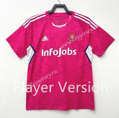 Player Version Porcinos FC Copa del Rey Pink Thailand Soccer Jersey AAA Retro Version -811