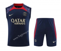2023-2024 Paris Royal Blue Thailand Soccer Jersey AAA-418