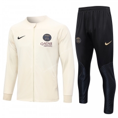 2023-2024 Paris SG Beige Thailand Soccer Jacket Uniform-815