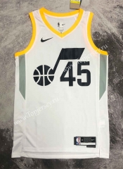 2023 Utah Jazz Home White #45 NBA Jersey-311