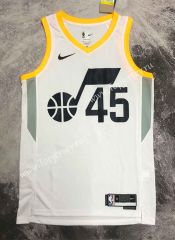 2023 Utah Jazz Home White #45 NBA Jersey-311