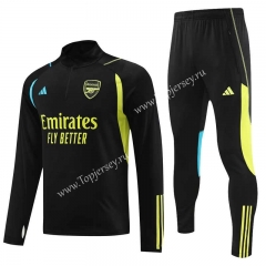 2023-2024 Arsenal Black Thailand Soccer Tracksuit-4627