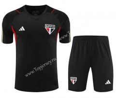 2023-2024 Sao Paulo Futebol Clube Black Thailand Soccer Uniform-418