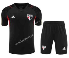 2023-2024 Sao Paulo Futebol Clube Black Thailand Soccer Uniform-418