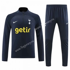 2023-2024 Tottenham Hotspur Royal Blue Thailand Soccer Tracksuit-7411