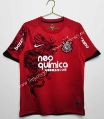 Retro Version 11-12 Corinthians 2nd Away Red Thailand Soccer Jersey AAA-C1046