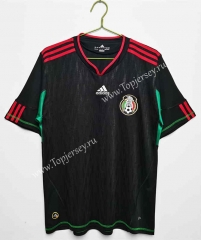 Retro Version 2010 Mexico Away Black Thailand Soccer Jersey AAA-C1046