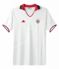 Retro Version Champion AC Milan White Thailand Soccer Jersey AAA-7505