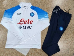 2023-2024 Napoli White Thailand Soccer Tracksuit -GDP