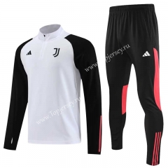 2023-2024 Juventus White Thailand Soccer Tracksuit-7411
