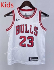 Chicago Bulls White #23 Young Kids NBA Jersey-311