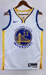 2023 Golden State Warriors White #33 NBA Jersey-311