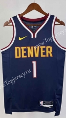 2023-2024 Denver Nuggets Royal Blue #1 NBA Jersey-311