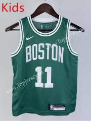Boston Celtics Green #11 Young Kids NBA Jersey-311