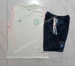 2023-2024 Ajax Beige Thailand Soccer Vest Tracksuit -815