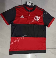 Retro Version 17-18 Flamengo Home Red&Black Thailand Soccer Jersey AAA-817