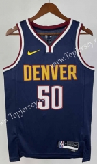 2023-2024 Denver Nuggets Royal Blue #50 NBA Jersey-311