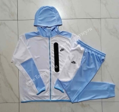 2023-2024 White Thailand Soccer Jacket Uniform With Hat-815