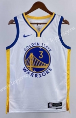 2023 Golden State Warriors White #3 NBA Jersey-311