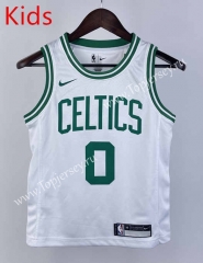 Boston Celtics White #0 Young Kids NBA Jersey-311