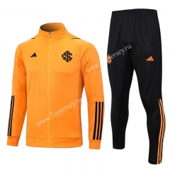 2023-2024 Brazil SC Internacional Orange Thailand Soccer Jacket Uniform-815