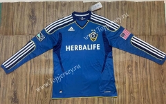 Retro Version 11-12 Los Angeles Galaxy Away Blue LS Thailand Soccer Jersey AAA-SL