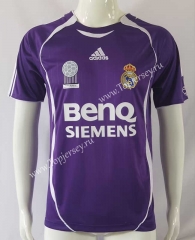 Retro Version 2006 Real Madrid Away Purple Thailand Soccer Jersey AAA-503