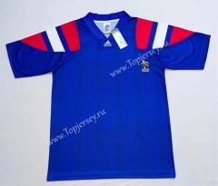 Retro Version 92-94 France Home Blue Thailand Soccer Jersey AAA-2390