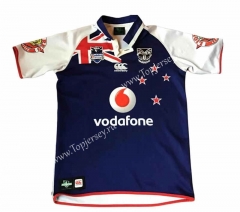 Retro Version Mustang Royal Blue Thailand Rugby Shirt