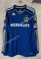 Retro Version 11-12 Los Angeles Galaxy Away Royal Blue LS Thailand Soccer Jersey AAA-6590