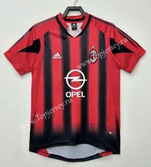 Retro Version 04-05 AC Milan Home Red&Black Thailand Soccer Jersey AAA-811