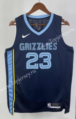 2023 Memphis Grizzlies Away Navy Blue #23 NBA Jersey-311