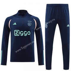 2023-2024 Ajax Royal Blue Thailand Soccer Tracksuit-4627
