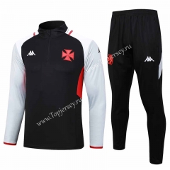 2023-2024 CR Vasco da Gama Black Thailand Soccer Tracksuit -815