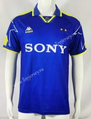 Retro Version 96-97 Juventus Away Blue Thailand Soccer Jersey AAA-503