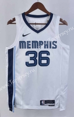 2023 Memphis Grizzlies Home White #36 NBA Jersey-311