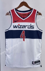 2023 Washington Wizards Home White #4 NBA Jersey-311