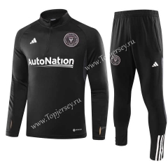 （S-3XL）2023-2024 Inter Miami CF Black Thailand Soccer Tracksuit-GDP