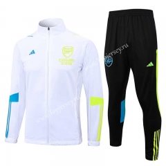 2023-2024 Arsenal White Thailand Soccer Jacket Uniform-815