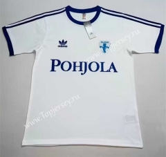 Retro Version 1982 Finland Home White Thailand Soccer Jersey AAA-8381