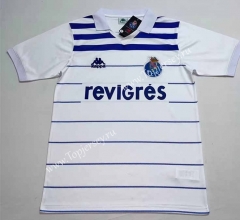 Retro Version 85-86 Porto Away White Thailand Soccer Jersey AAA-2282