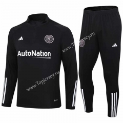 2023-2024 Inter Miami CF Black Thailand Soccer Tracksuit-411