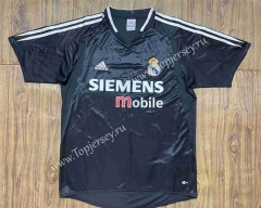 Retro Version 04-05 Real Madrid Away Black Thailand Soccer Jersey AAA-SL