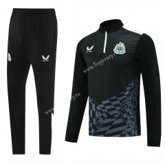 2023-2024 Newcastle United Black Thailand Soccer Tracksuit-LH